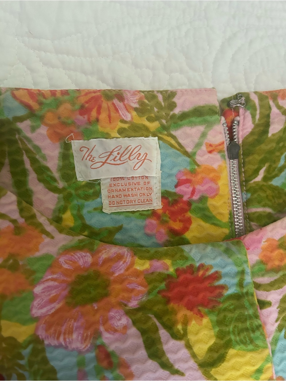 1960s Vintage The Lilly Lilly Pulitzer Tropical Floral Shift Dress - Picture 3 of 7